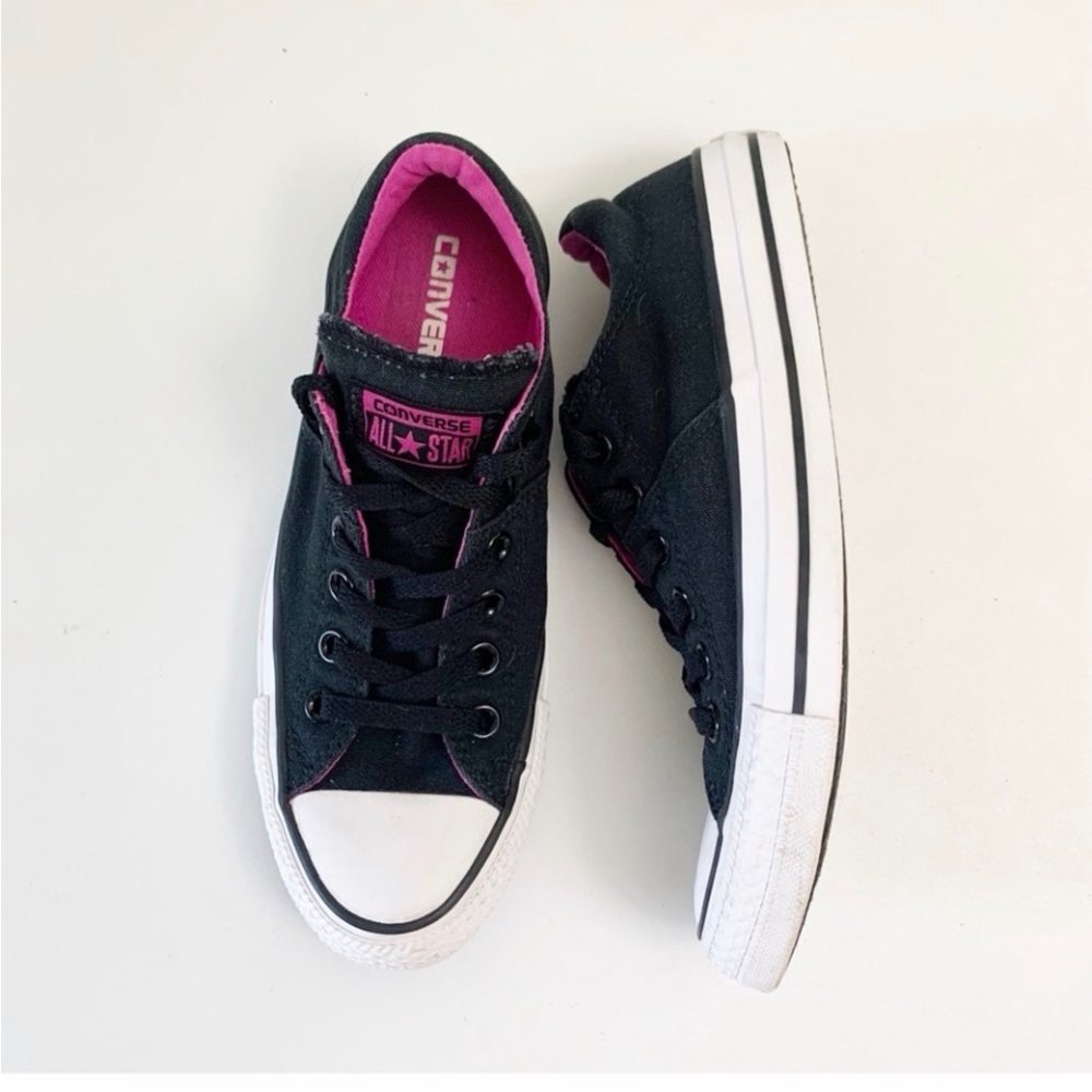 Converse CTAS Black Purple Padded Tongue Women's Sneakers ~ 7.5